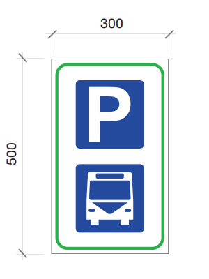 Safety Signs-Bus parking